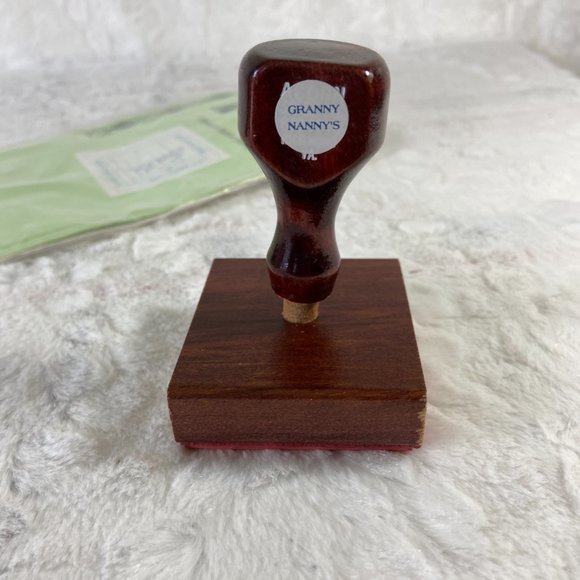 Granny Nanny's Quilting Gadgets Packet of 1 Rubber Stamp Quilting from 1991 New - Picture 5 of 6